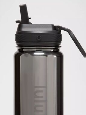 Back to Life Sport Bottle 24oz With Straw Lid In Dark & Black SHINE Collection